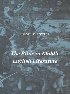 cover image of The Bible in Middle English Literature